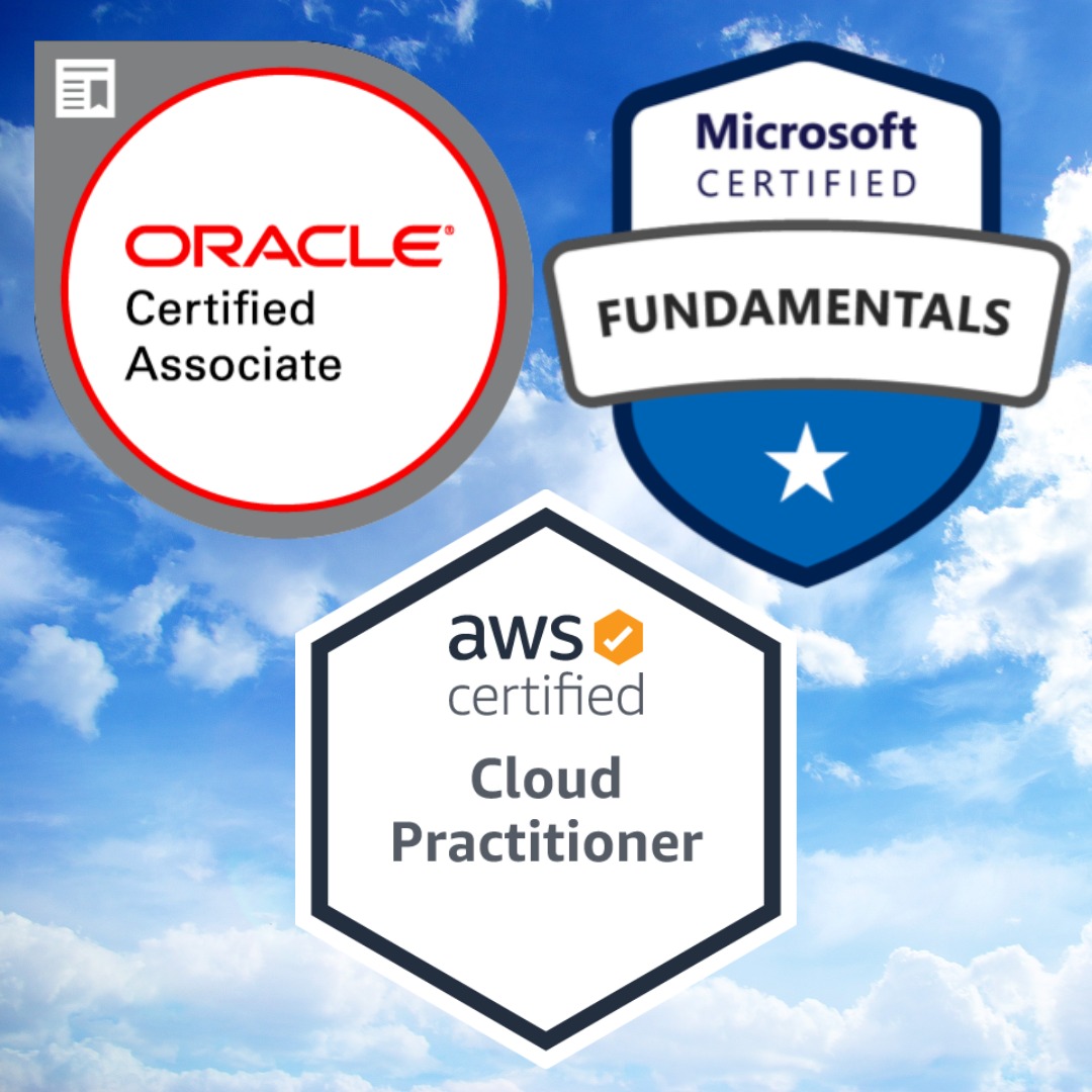 Certifications: Microsoft, Oracle, AWS